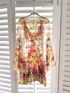 Camilla | Dresses | New Camilla Shirred Relaxed Short Dress In Fairy Gang | Poshmark Camilla | Dresses | New Camilla Shirred Relaxed Short Dress In Fairy Gang | Poshmark